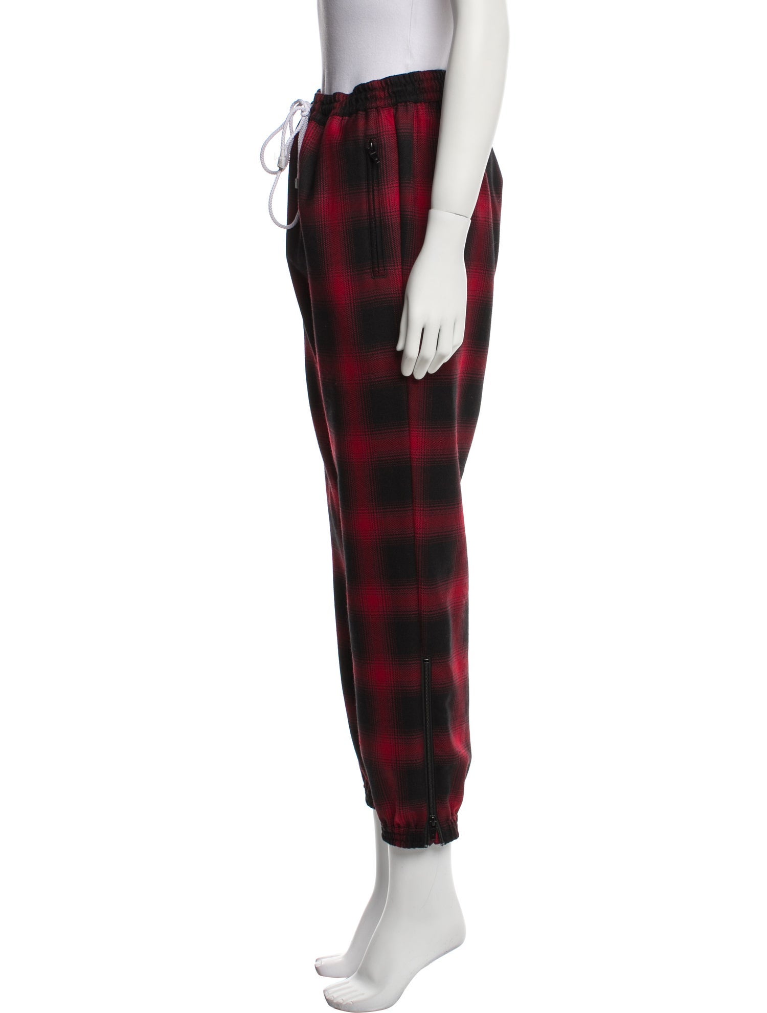 Alexander Wang Plaid Print Sweatpants