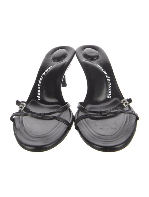 Alexander Wang Leather Printed Slides