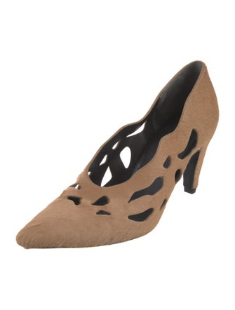 Alexander Wang Ponyhair Cutout Accent Pumps