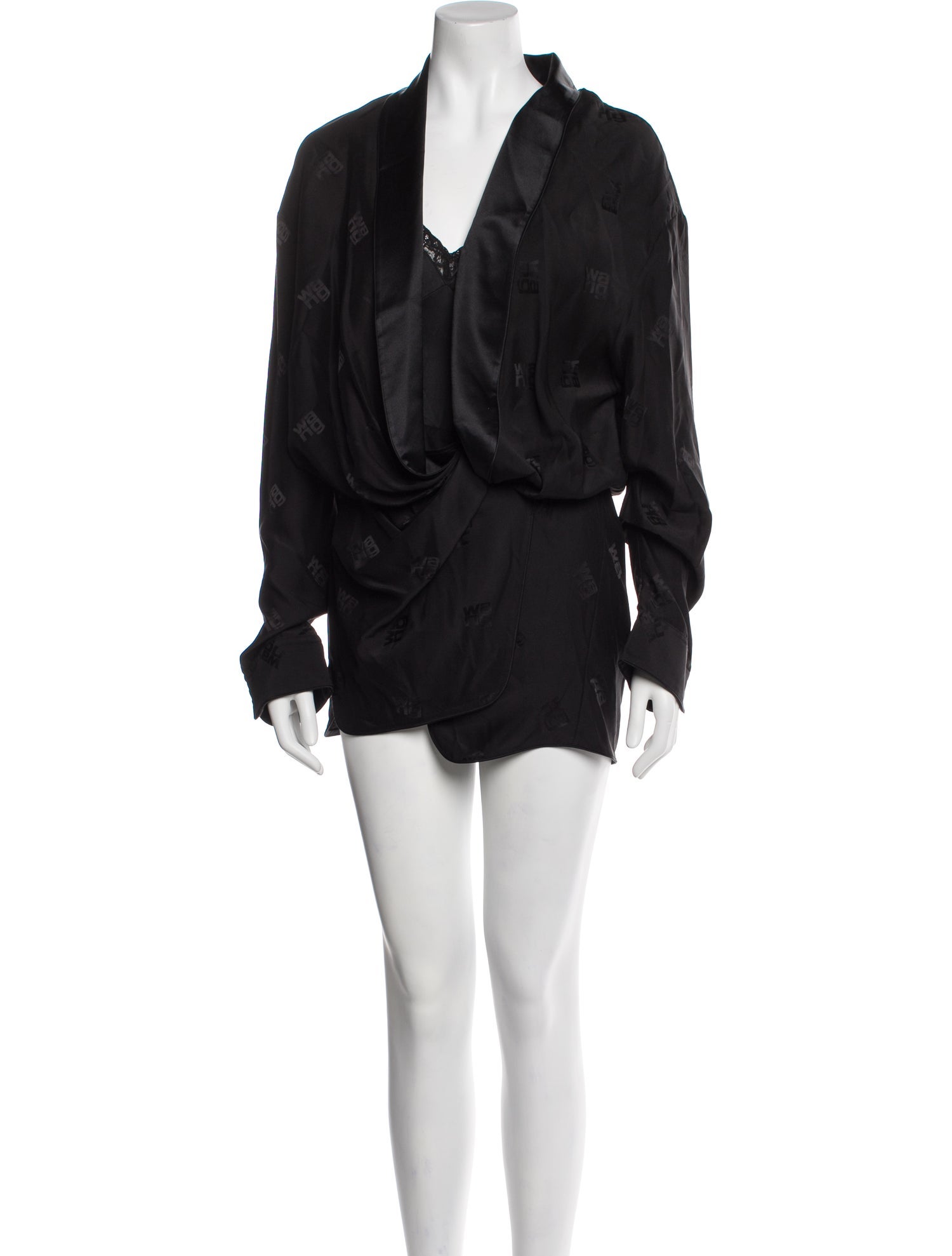 Alexander Wang Silk Embroidered Accent Lounge Set