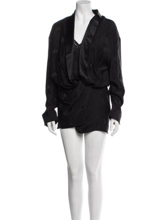 Alexander Wang Silk Embroidered Accent Lounge Set