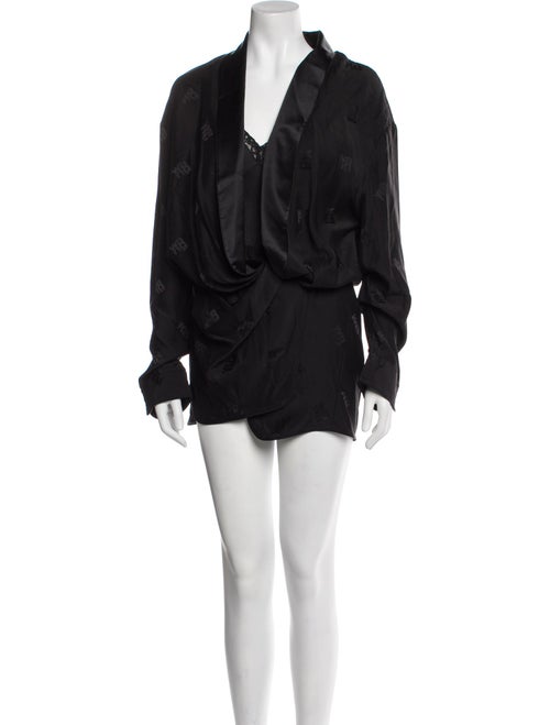 Alexander Wang Silk Embroidered Accent Lounge Set