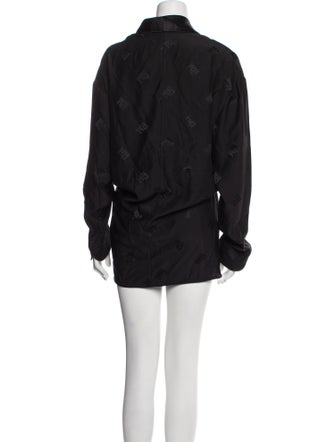 Alexander Wang Silk Embroidered Accent Lounge Set