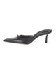 Alexander Wang Leather Bow Accents Mules