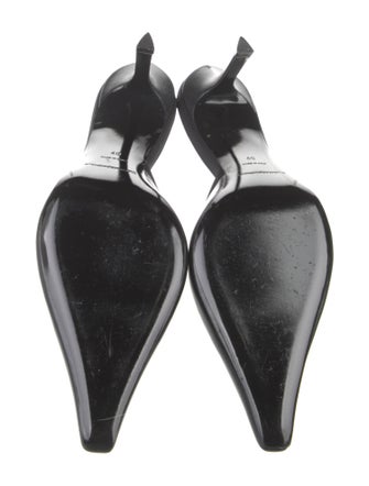 Alexander Wang Leather Bow Accents Mules