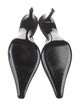 Alexander Wang Leather Bow Accents Mules