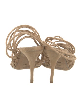 Alexander Wang Suede Gladiator Sandals