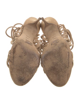 Alexander Wang Suede Gladiator Sandals