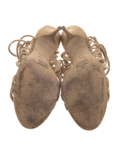 Alexander Wang Suede Gladiator Sandals