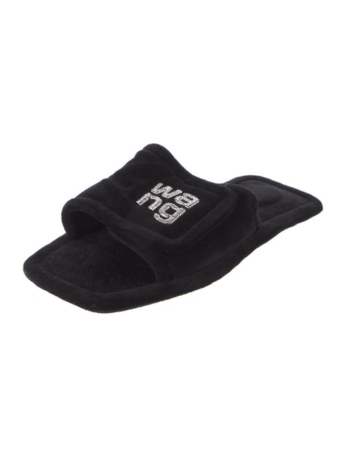 Alexander Wang Crystal Embellishments Slides