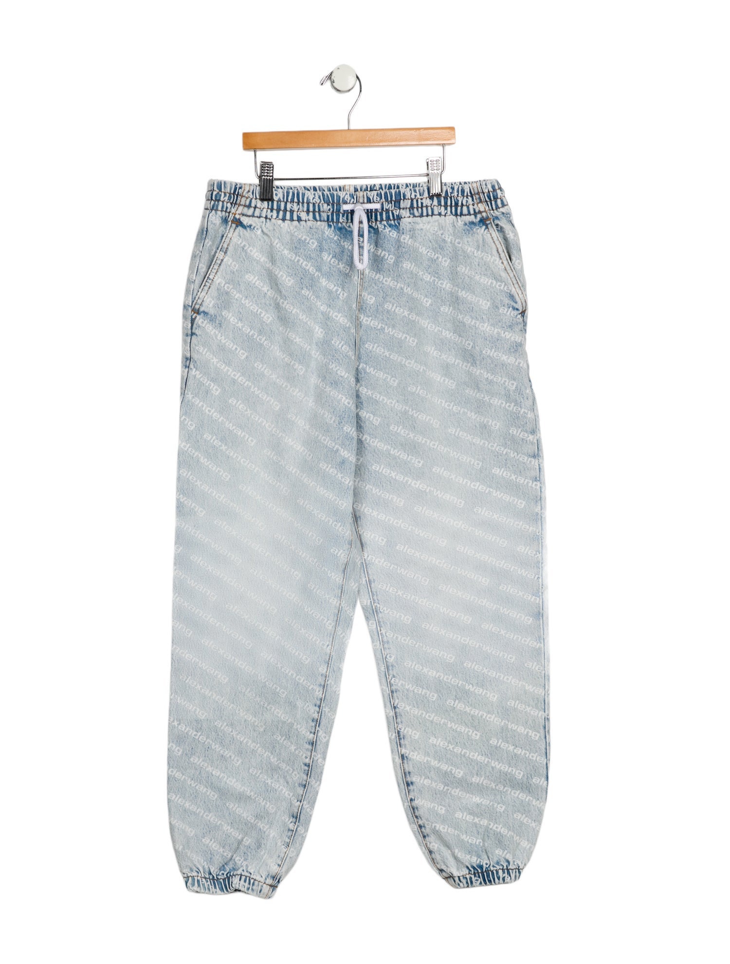 Alexander Wang High-Rise Straight Leg Jeans