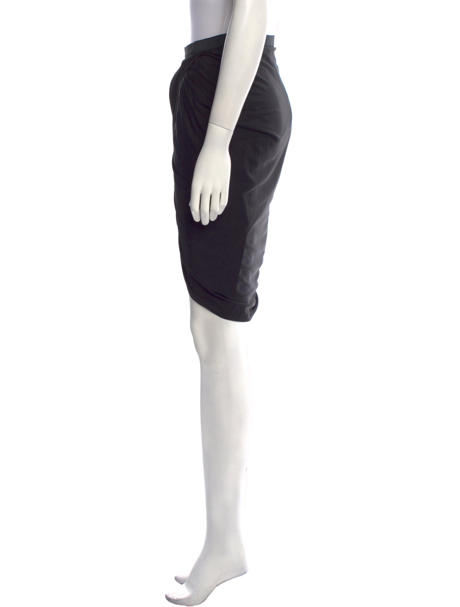 Alexander Wang Pleated Accents Knee-Length Skirt