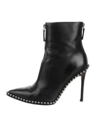 Alexander Wang Leather Studded Accents Boots