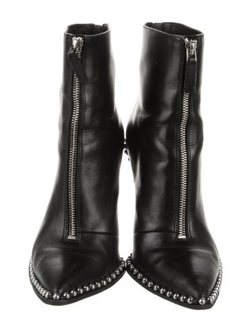 Alexander Wang Leather Studded Accents Boots