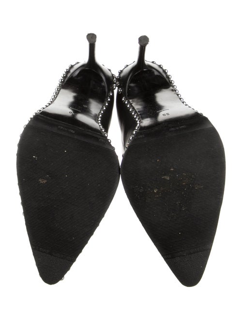 Alexander Wang Leather Studded Accents Boots