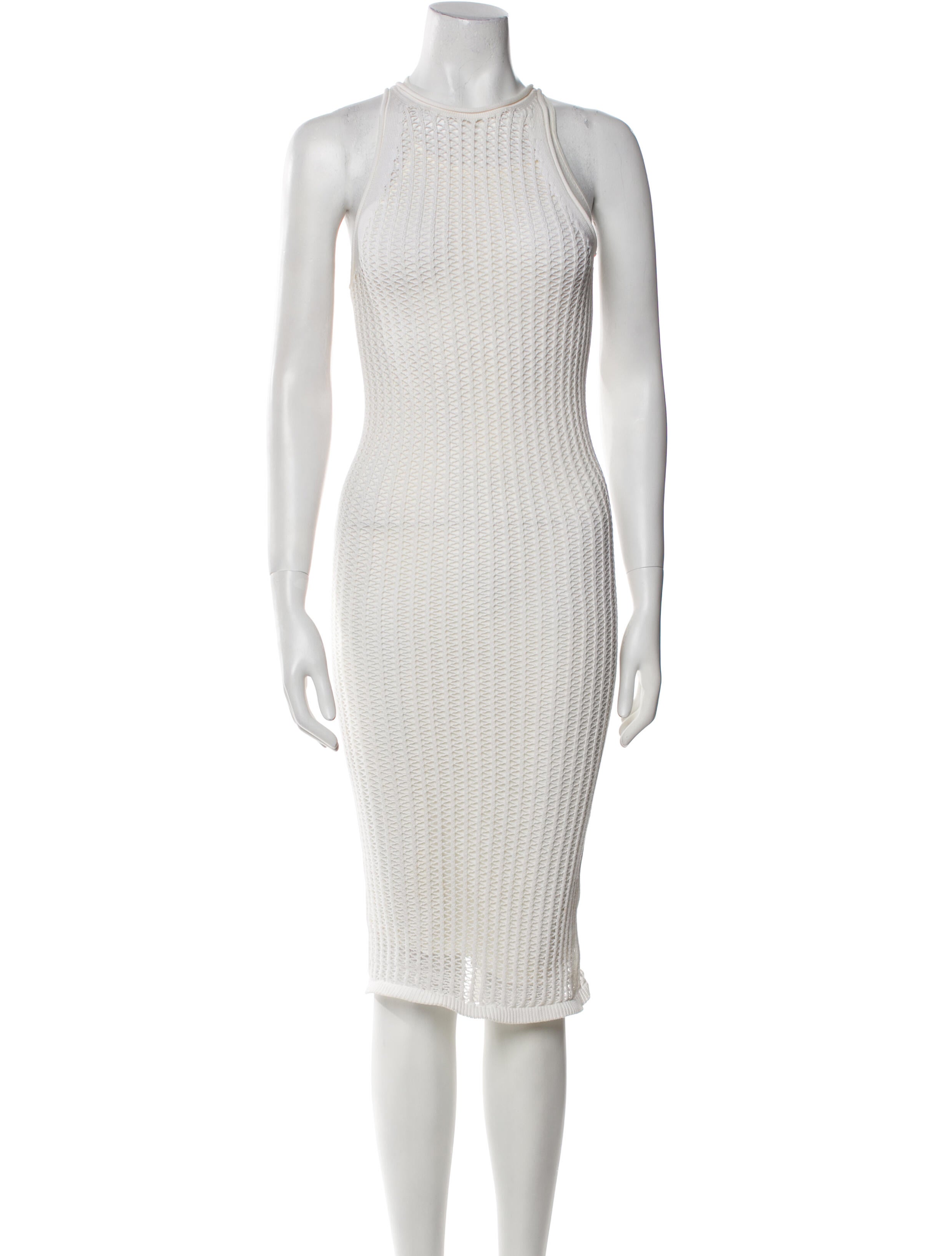 Alexander Wang Crew Neck Midi Length Dress