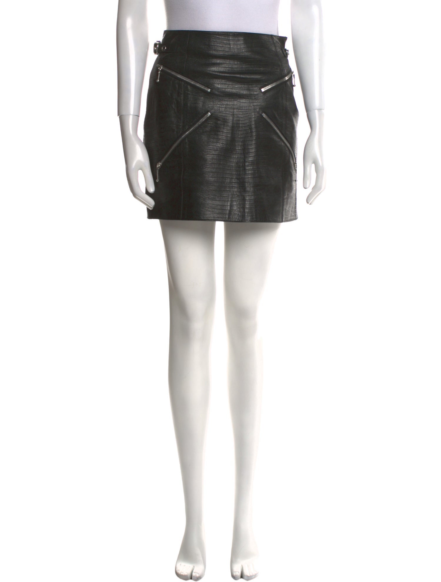 Alexander Wang Leather Mini Skirt