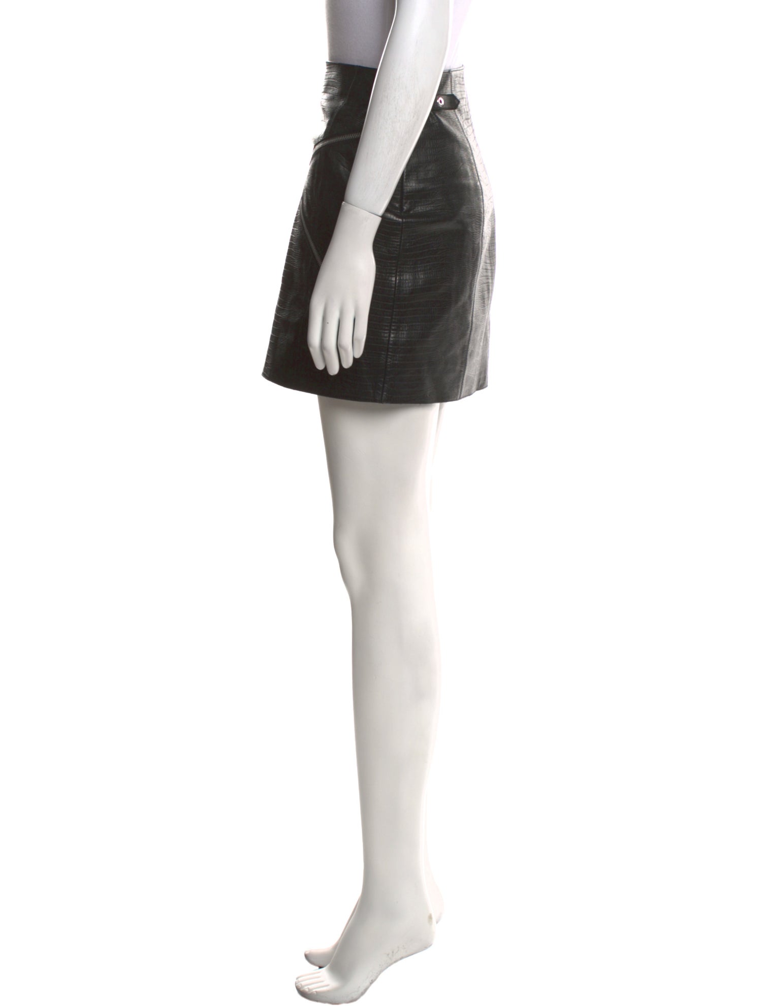 Alexander Wang Leather Mini Skirt