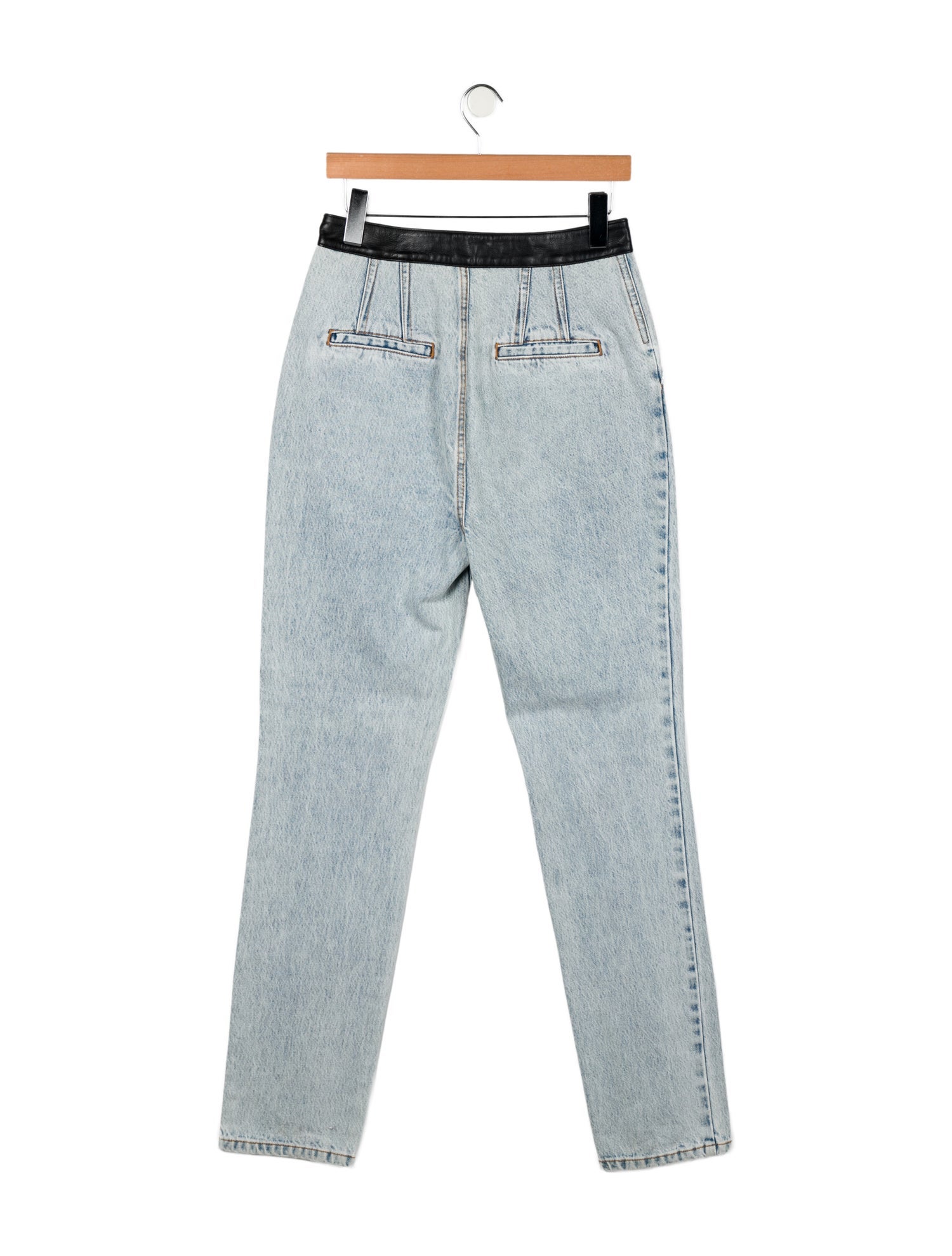 Alexander Wang High-Rise Straight Leg Jeans
