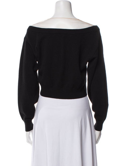 Alexander Wang Wool Off-The-Shoulder Crop Top