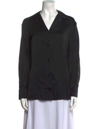 Alexander Wang Long Sleeve Button-Up Top