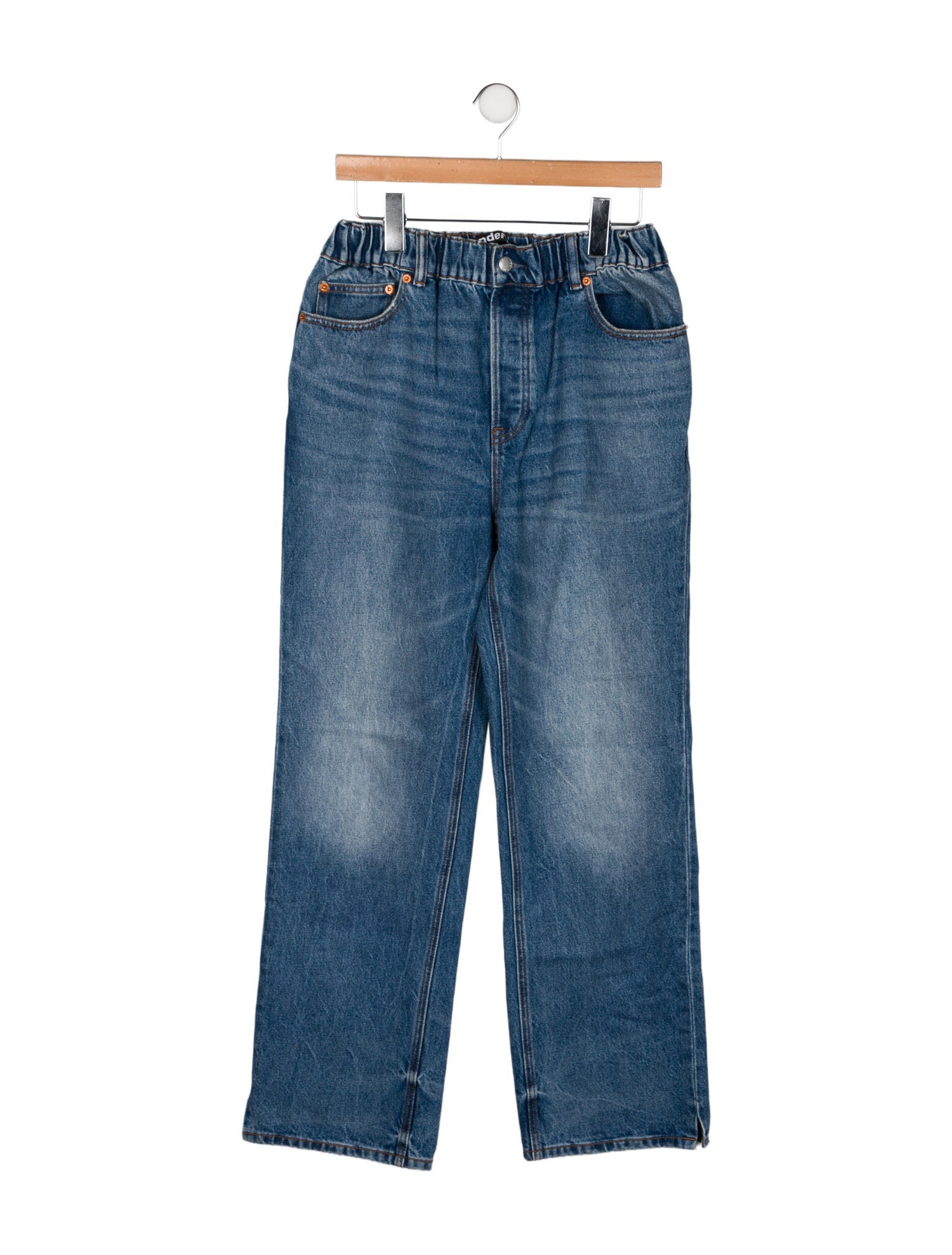 Alexander Wang High-Rise Straight Leg Jeans