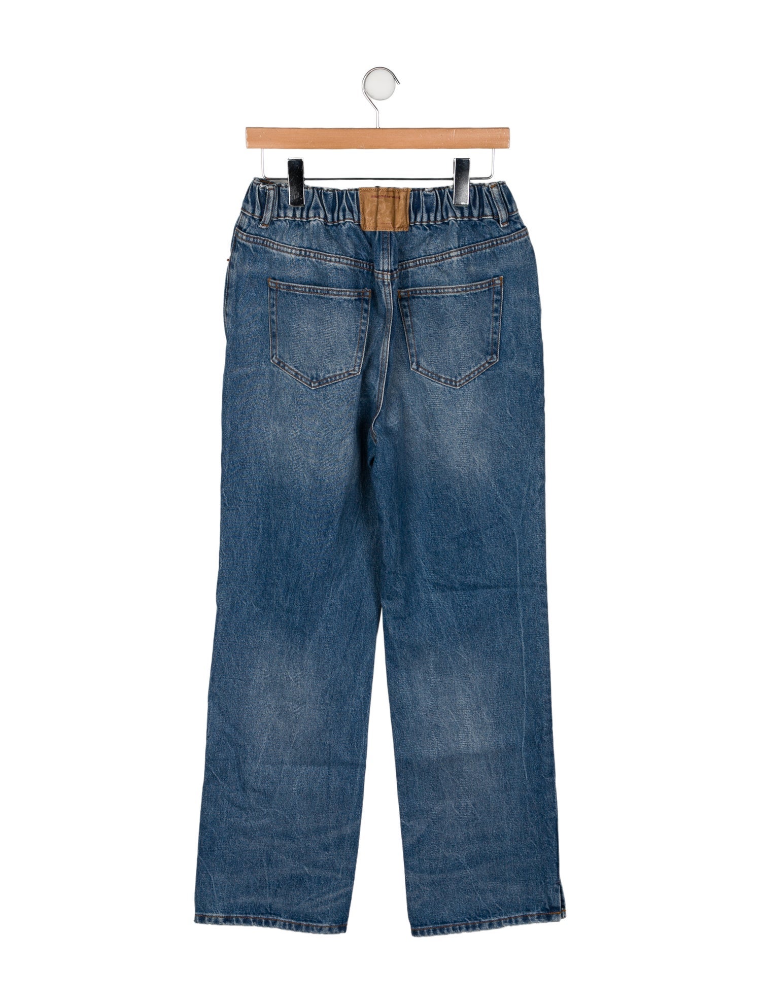 Alexander Wang High-Rise Straight Leg Jeans