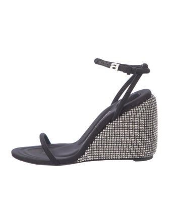Alexander Wang Neoprene Crystal Embellishments Sandals
