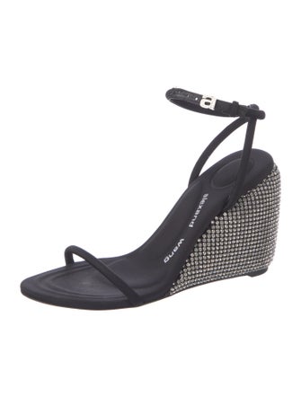 Alexander Wang Neoprene Crystal Embellishments Sandals