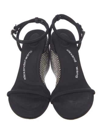 Alexander Wang Neoprene Crystal Embellishments Sandals