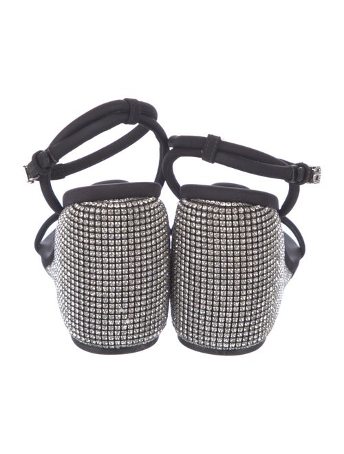 Alexander Wang Neoprene Crystal Embellishments Sandals