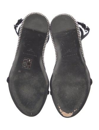 Alexander Wang Neoprene Crystal Embellishments Sandals