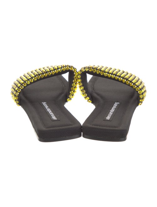 Alexander Wang Crystal Embellishments Slides