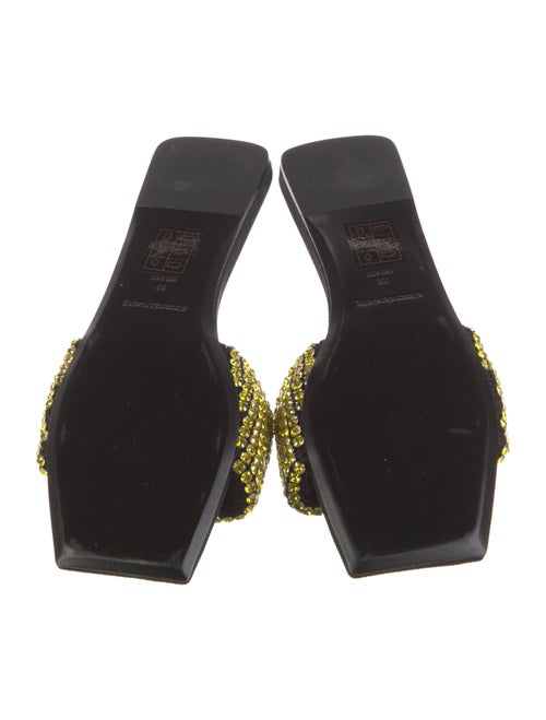 Alexander Wang Crystal Embellishments Slides