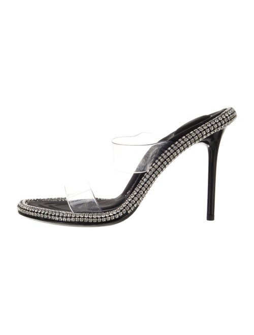 Alexander Wang PVC Crystal Embellishments Slides