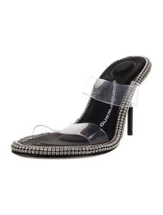 Alexander Wang PVC Crystal Embellishments Slides