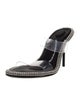 Alexander Wang PVC Crystal Embellishments Slides