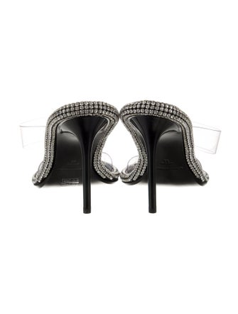 Alexander Wang PVC Crystal Embellishments Slides