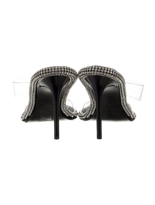 Alexander Wang PVC Crystal Embellishments Slides