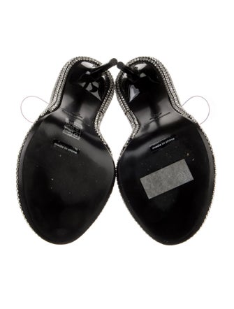 Alexander Wang PVC Crystal Embellishments Slides