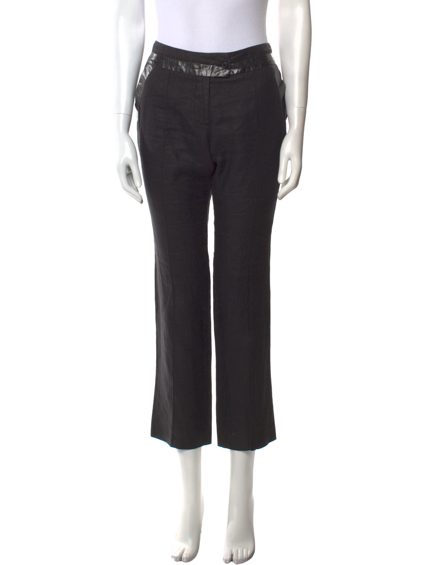 Alexander Wang Linen Straight Leg Pants