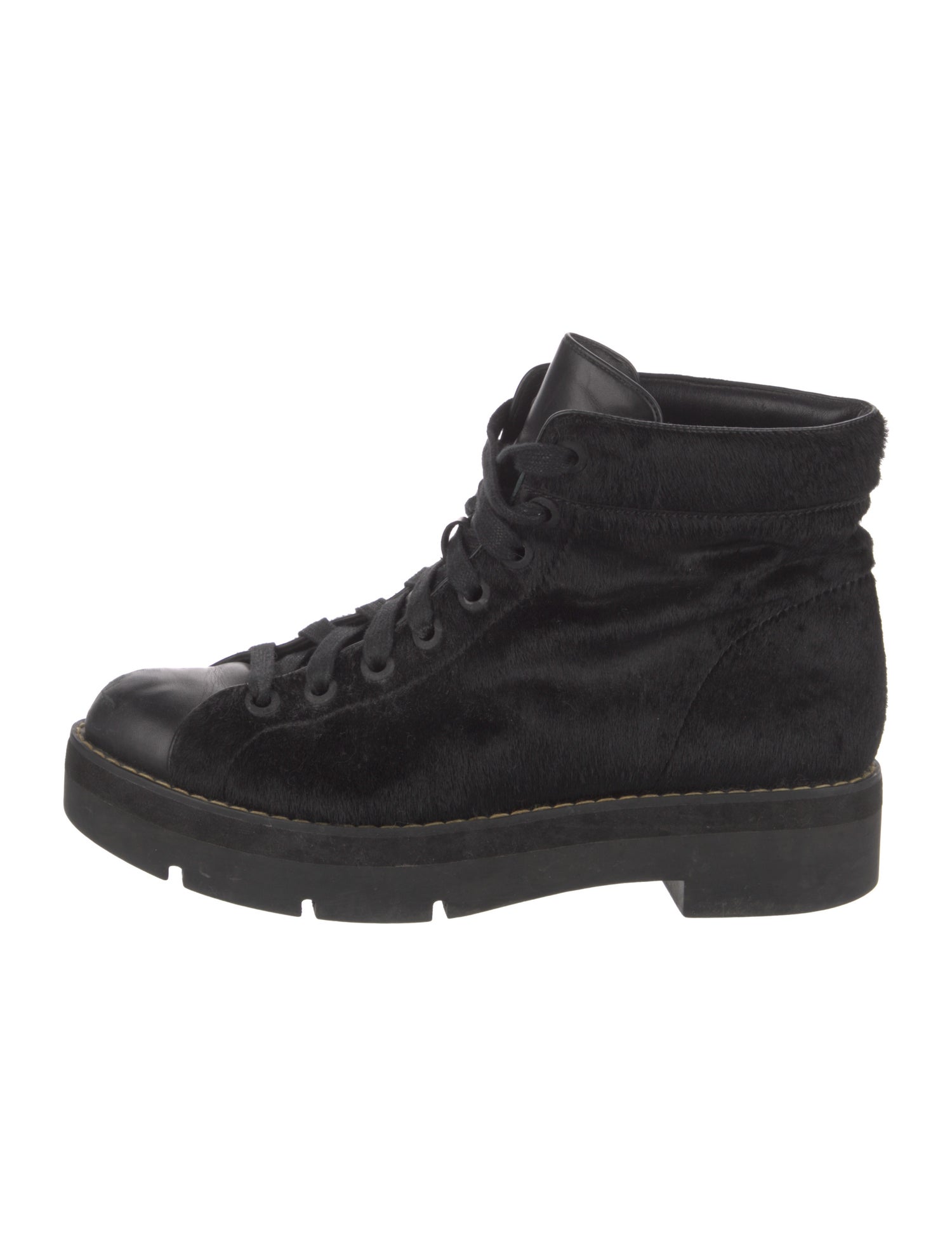 Alexander Wang Ponyhair Combat Boots