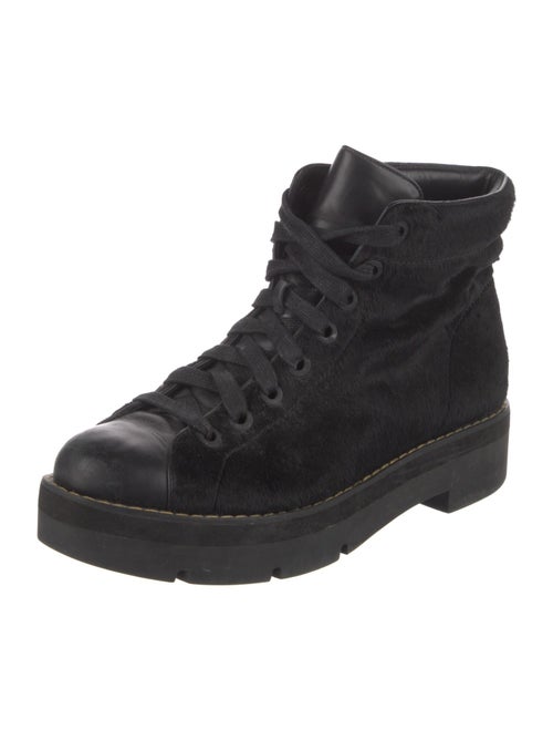 Alexander Wang Ponyhair Combat Boots