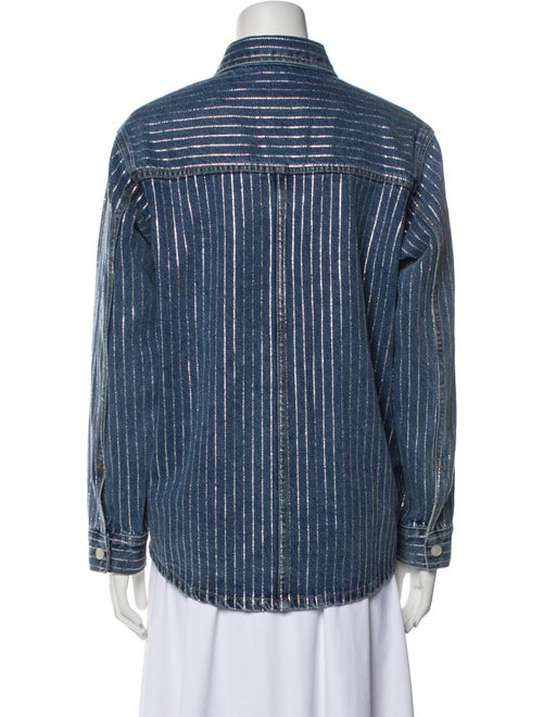 Alexander Wang Striped Denim Jacket