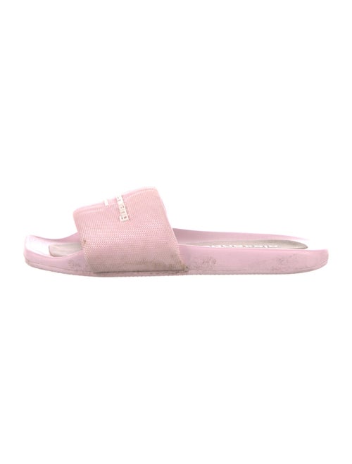 Alexander Wang Printed Embroidered Accent Slides
