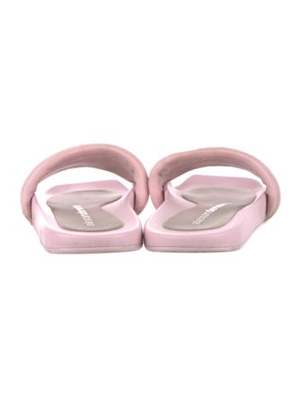 Alexander Wang Printed Embroidered Accent Slides