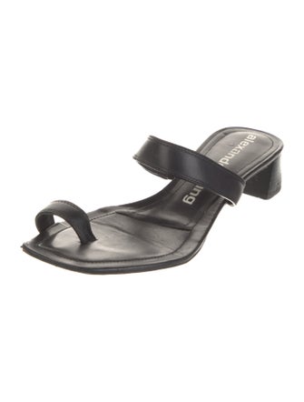 Alexander Wang Leather Slides