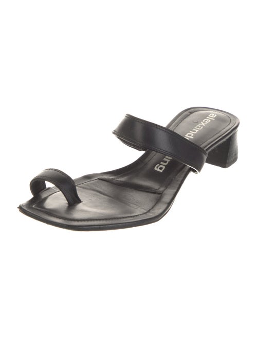 Alexander Wang Leather Slides