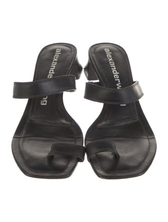 Alexander Wang Leather Slides