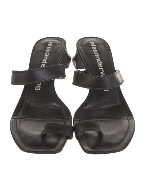 Alexander Wang Leather Slides